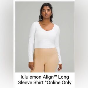 Lululemon align long sleeve